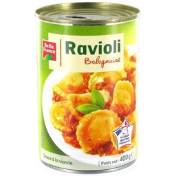 [539486] RAVIOLI BOLOGNAISE VBF BF BOITE 1/2 400 G
