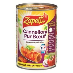 [539742] ZAPETTI Cannelloni Pur Boeuf 400g