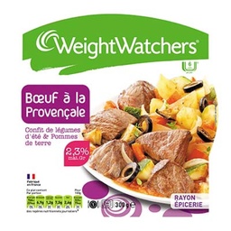 [537860] Weight Watchers Bœuf à la Provençale Barquette Micro-Ondable 300g