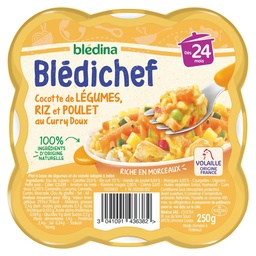 [548966] VEGGIES.RICE.CHCIKEN.250G BLEDICH	