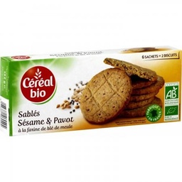 [806406] SABLES PAVOT SESAME BIO 132GR