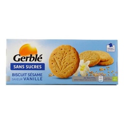 [822841] GERBLE SANS SUCRES SABLE SESAME VANILLE 132G