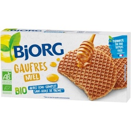 [781021] BJOR Biscuits gaufres miel 175g bio