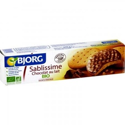 [806281] BJOR Sablissime chocolat lait 200g bio