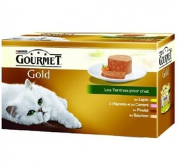 [558700]  L4 1X8 CAT TERRINES GOURMET GOLD
