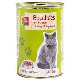 [575167] BOUCHEE SAUCE CHAT BOEUF LEG BF BOITE 1/2 400 G