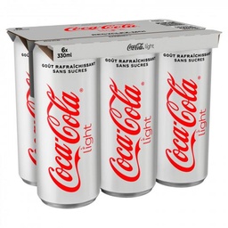 [601906] LIGHT COCA COLA BOX 6X330ML