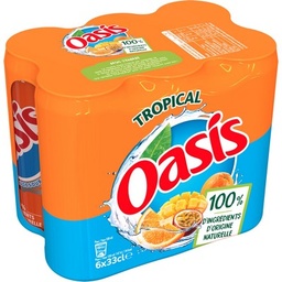 [601484] OASIS TROPICAL BOITE SLIM 6X33CL