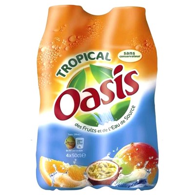 [582205] OASIS TROPICAL PET 4X50CL