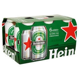 [609529] PACK 6X33CL       HEINEKEN