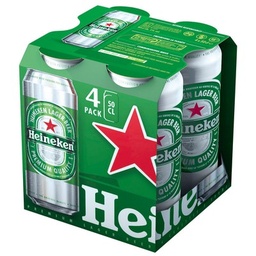 [898189] PACK 4X50CL BIERE HEINEKEN