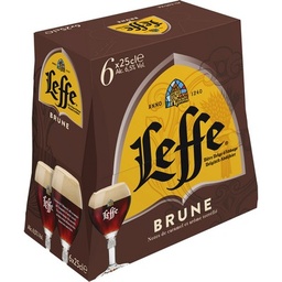 [591701] BTLE 6X25CL LEFFE BRUNE