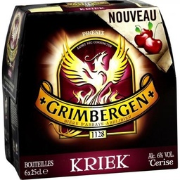 [586768] Grimbergen Bière d'Abbaye 6X25CL GRIMBERGEN CERISE 6.0 DEGRE ALCOOL
