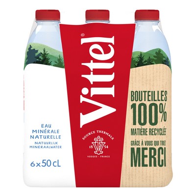 [599365] VITTEL eau minérale naturelle 6 x 50cl