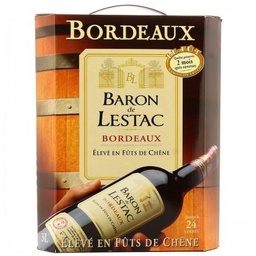 [743286] BORDEAUX ROUGE BARON DE LESTAC TERRA VITIS BIB 3L