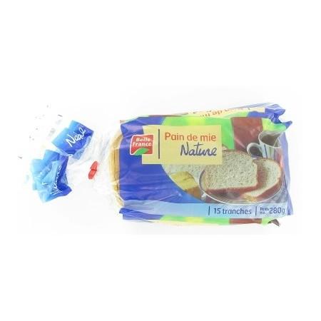 [660506] PAIN DE MIE NATURE X 15 TRANCHES BF SACHET 280 G
