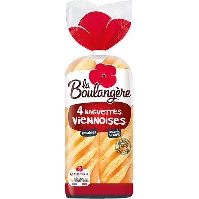 [661827] 4 Baguettes viennoises 340g