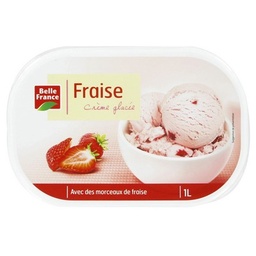 [992081] TRAY OF 1L.STRAWBERRY ICE CREAM    BF