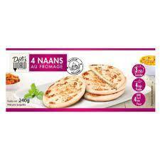 [957688] CHEESE NAAN BREAD X4 D.W