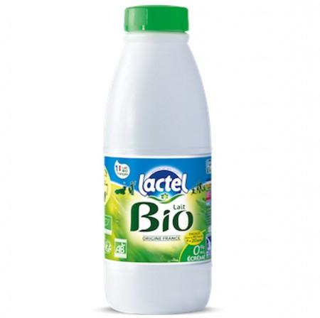 [162529] lait BIO écrémé  LACTEL UHT bouteille 1L
