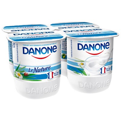 Danone Yaourt nature 4x125g | CABF - Entrepôt 1