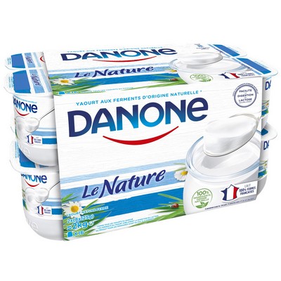 [675025] DANONE PLAIN  16X125G