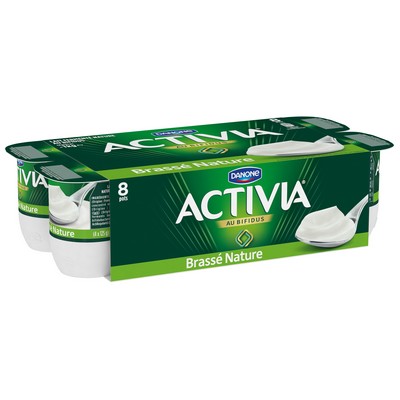 [664227] Activia Yaourt nature brassé bifidus 8x125g