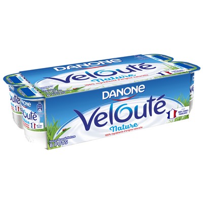 [507665] Danone Velouté yaourt nature brassé 8x125g OD