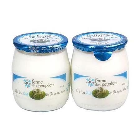 [673525] PLAIN YOGHOURT X2 PEUPLIERS