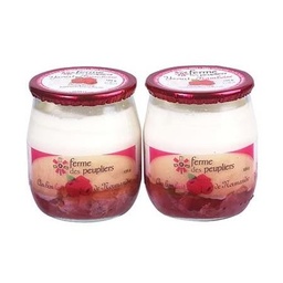 [664425] YOGHOURT RASPBERRY X2 PEUPLIERS