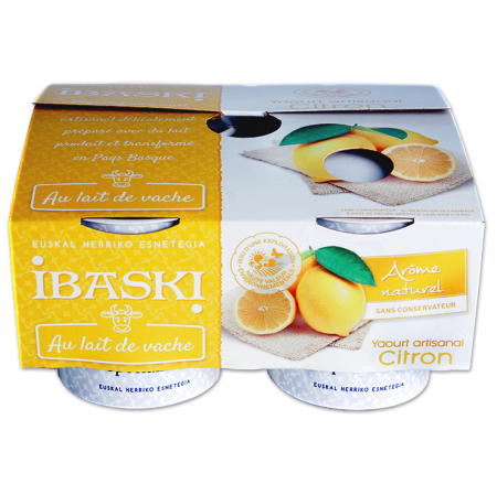 [519702] SHEEP'S MILK YOGURT LEMON FLAVOR X2 IBAS