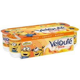 [666404] Danone Velouté fruit yogurt with stirred yellow fruits 8x125g