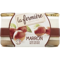[668624] YOGHOURT CHESTNUT PUREE X2 MONPLAISIR