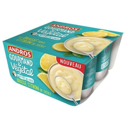 [672220] Andros Brewed Vegetable Lemon Coconut Milk 4x100g
