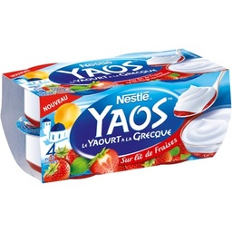 [566067] GREEK YOGHURT STRAWBERRY X4 YAOS