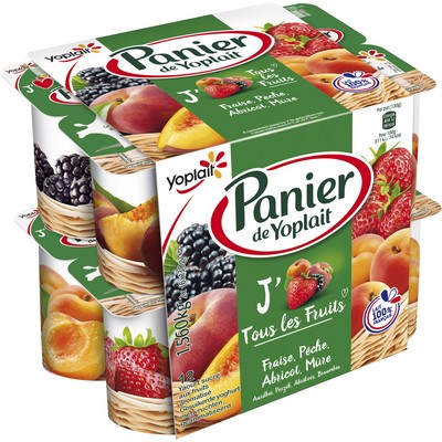 [675249] PANIER STANDARD FRUITS PANACHE 125GX12