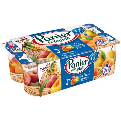 [675306] PANIER 0% MG FRUITS JAUNES 125GX8