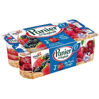 [674762] PANIER 0% MG FRUITS ROUGES 125GX8