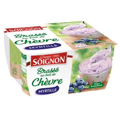 [566661] GOAT YOGHOURT. BLUEBERRY.X4 SOIGNO
