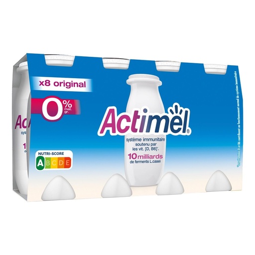 [509109] Actimel yaourt à boire nature 0% mg 8x100g
