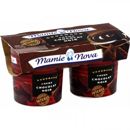 [675447] Mamie Nova Crème Gourmande Chocolat noir 2x150g