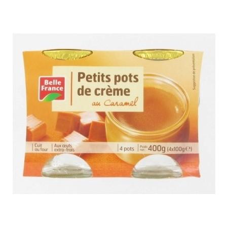 [662387] PETIT POT DE CREME CARAMEL BF POT 4 X 100 G 