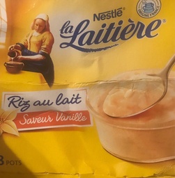 [968529] LA LAITIERE Riz au lait VANILLE 8x115G