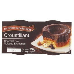 [568485] CROUSTILLANT CHOCO NOISETTE AMANDE DBF ETUI 2 X80G