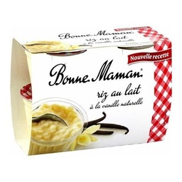 [680686] Dessert Riz au lait Vanille 4x100g