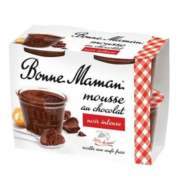 [688341] Dessert Mousse Chocolat Noir 4x50g