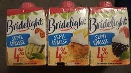 [689562] BRIDELIGHT SPECIALITE LAITIERE SE 4% MG 3 x 20 cl