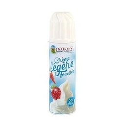 [546986] Crème sous pression légère  250g - 20 % MG
