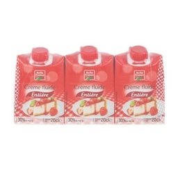 [689141] CREME LIQ ENTIERE UHT 30% MG BF BRIQUETTE 3 X 20CL