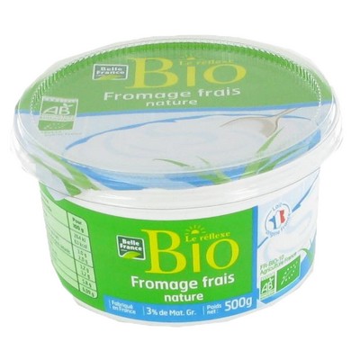 [543488] FROMAGE BLANC 3% MG BIO BF POT 500 G